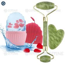 3 in 1 Face Stone Jade Roller