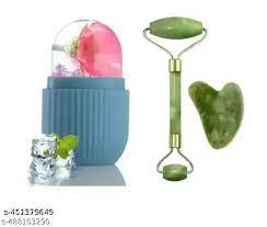 3 in 1 Face Stone Jade Roller